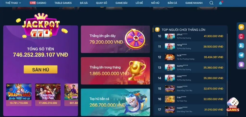 Hoàn trả thể thao và casino alo789bet